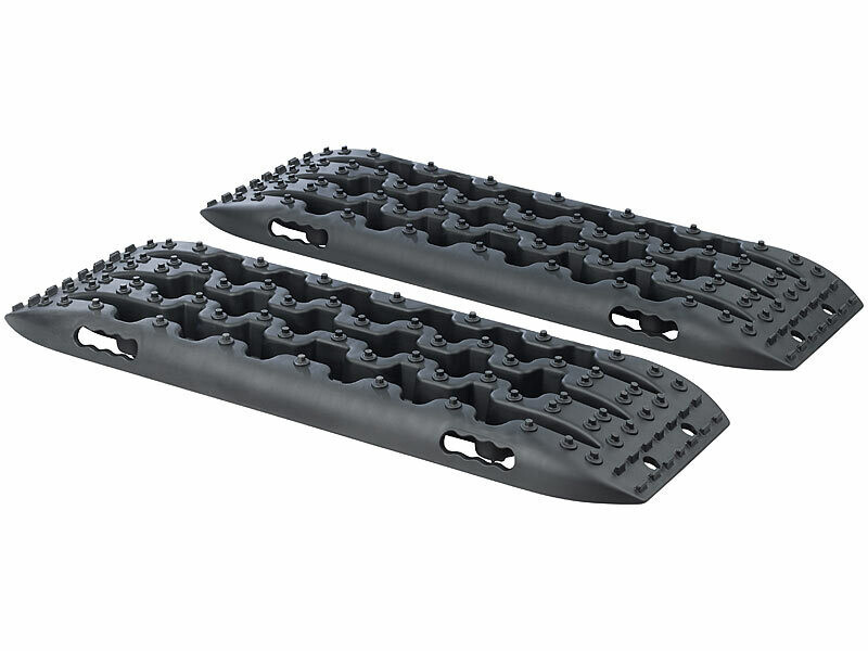 Ikodm Piste De Traction 1x Rehausse Voiture Plaque 100cm Antiderapant