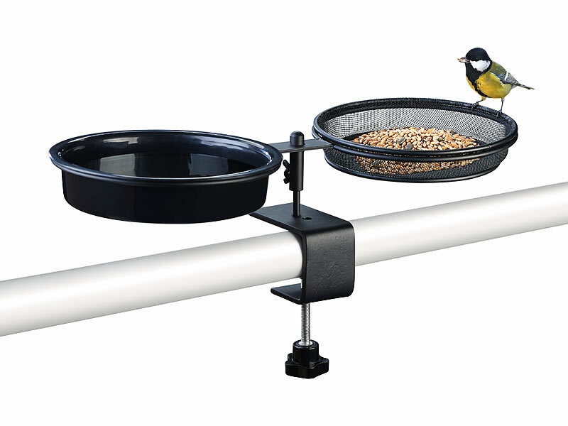 VisorTech Mangeoire à oiseaux avec caméra Full HD connectée solaire