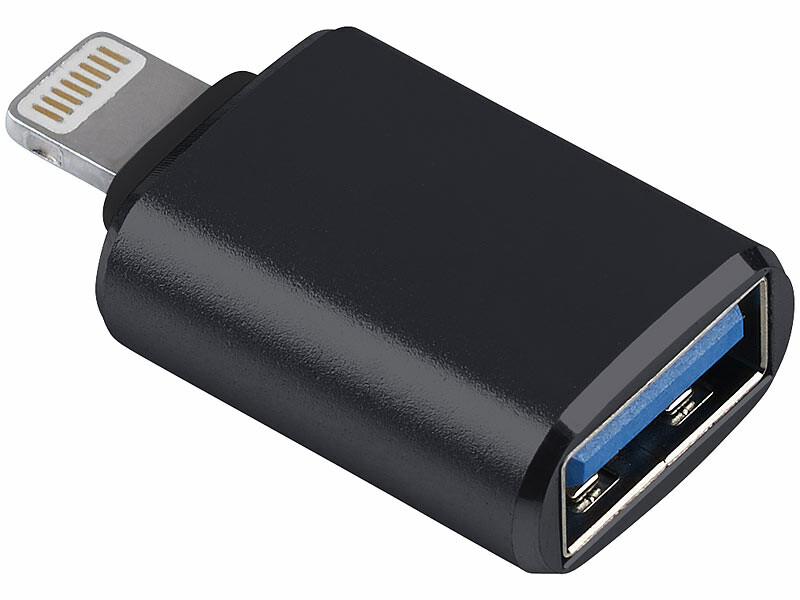 Adaptateur OTG Micro USB vers USB Femelle - Noir - Français