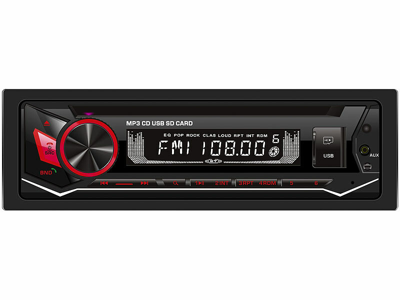 Autoradio 1-DIN CAS-3700.bt, Audio embarquée