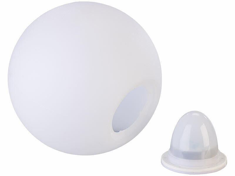 Boule LED sans fil télécommandée Ø 20 cm, Posé et suspendu