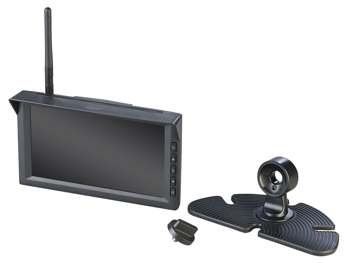 Caméra de recul HD sans fil PA-570 avec moniteur et avertisseur, Caméras  et radars de recul