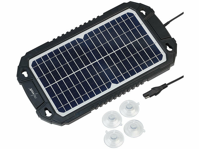 Chargeur solaire 12 V / 10 W pour batterie de voiture