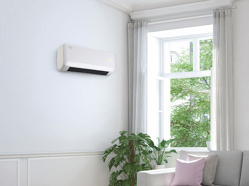 Chauffage d'appoint, alimenté par batterie Compact Mini ventilateur  électrique d'hiver électrique avec thermostat à haut rendement