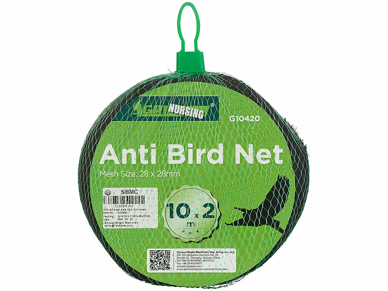 Filet de protection anti-oiseaux 2 x 10 m vert BIRDNET Nortene - Boutique  en ligne Nortene