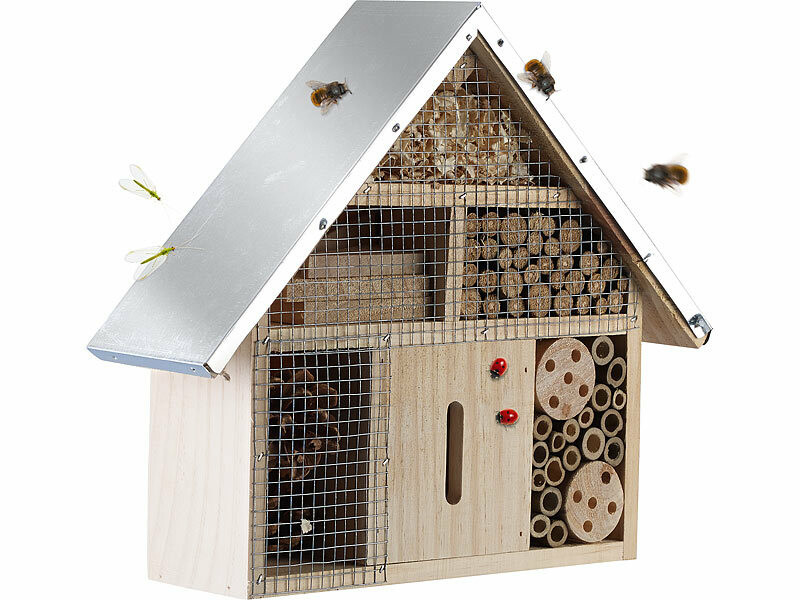 Hôtel à insectes pour jardin, cour, balcon ou terrasse - Petit [Royal  Gardineer]