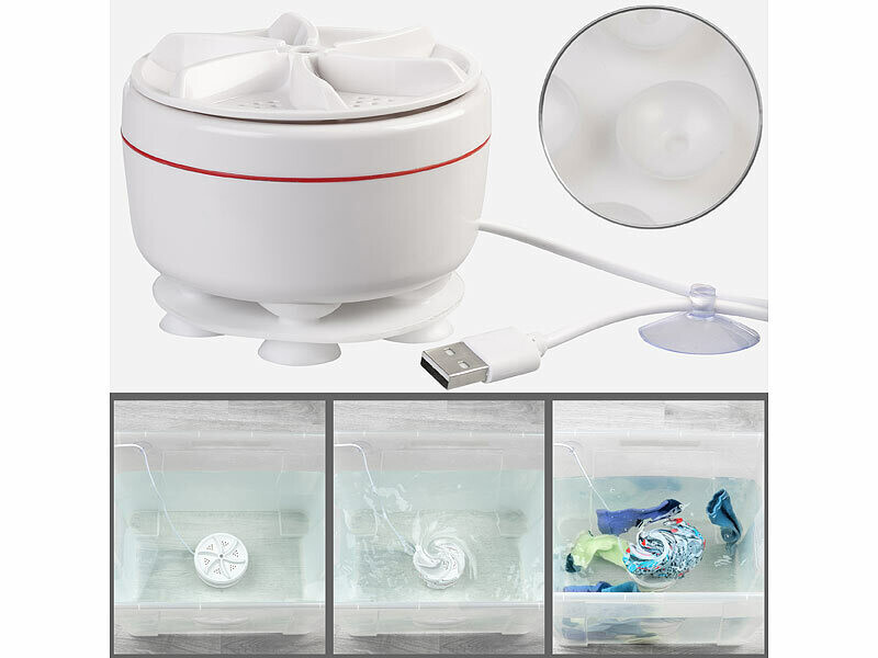 Mini machine à laver portable à ultrasons, Repassage et textiles
