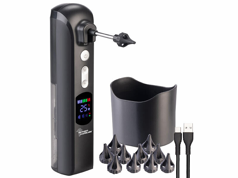 Nettoyeur d'oreille connecté rechargeable WOR-300 avec caméra 5 Mpx