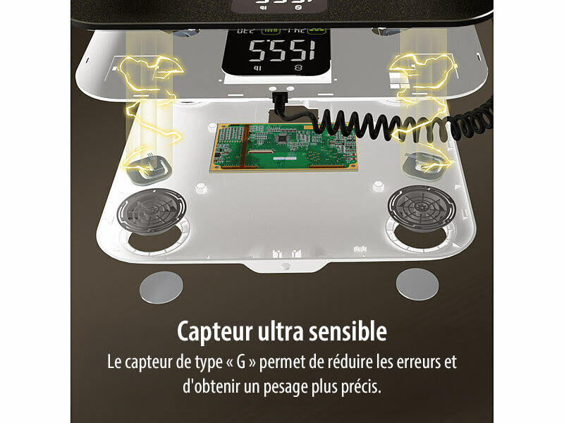 Pèse-personne impédancemètre connecté | Pèse-personnes