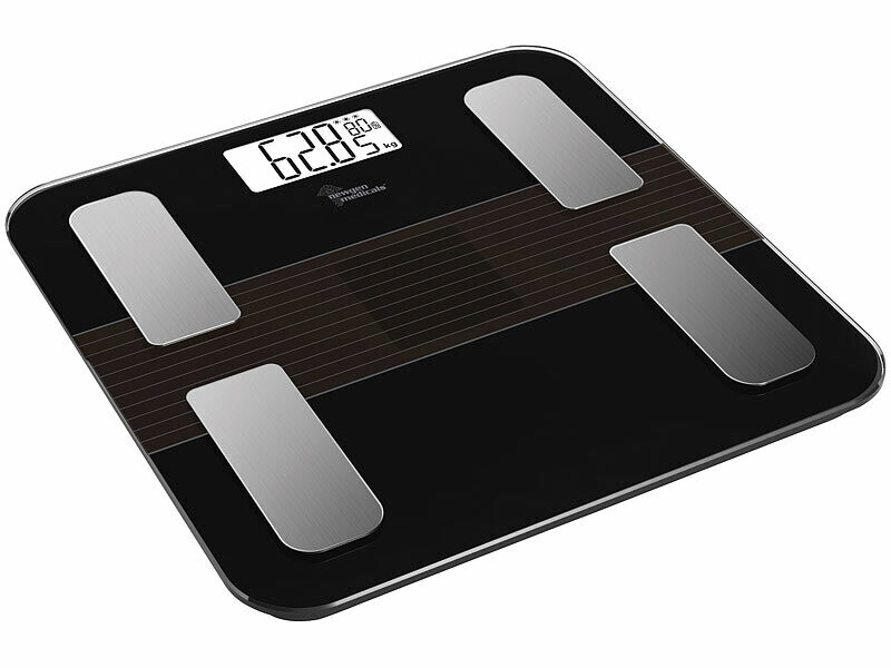 Pèse-personne solaire impédancemètre connecté | Pèse