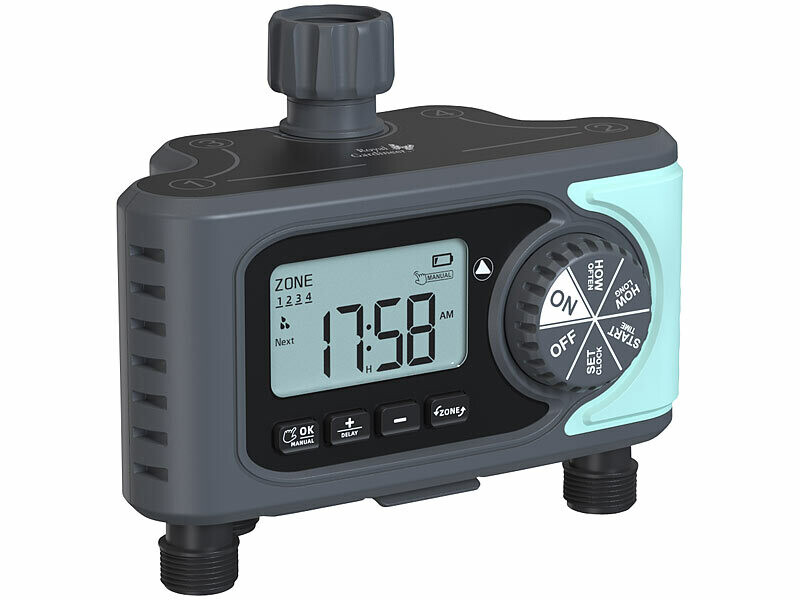 Compteur D'Eau Numérique Extérieur Royal Gardineer - Mesure Consommation Arrosage Précise