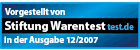 Stiftung Warentest