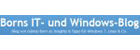 Borns IT- und Windows-Blog
