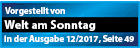 Welt am Sonntag