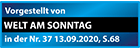 Welt am Sonntag
